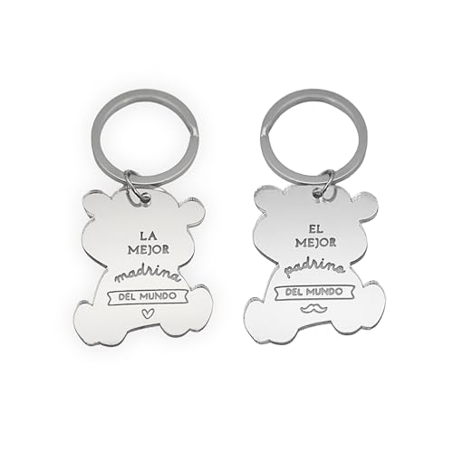 Llavero la mejor madrina y el mejor...