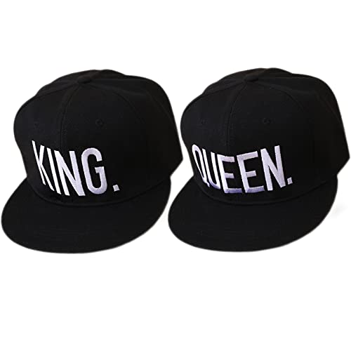 2 Piezas Gorra de Béisbol, King & Queen...