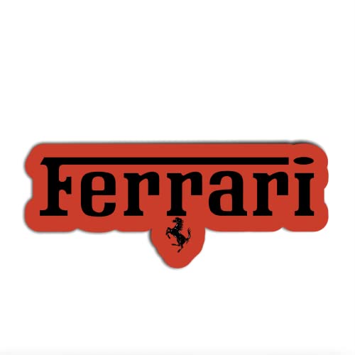 Ferrari Rojo Sticker, Pegatina,...