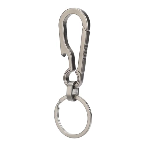 XoeLLe Llavero Mosquetón Titanio con...