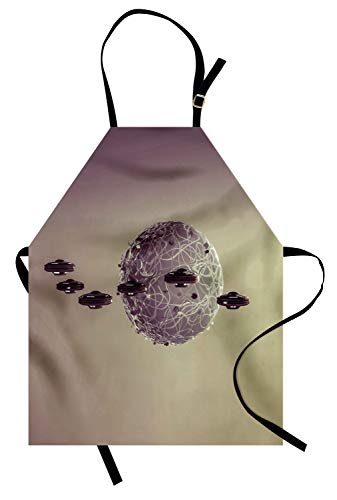 ABAKUHAUS Galaxia Delantal de Cocina,...