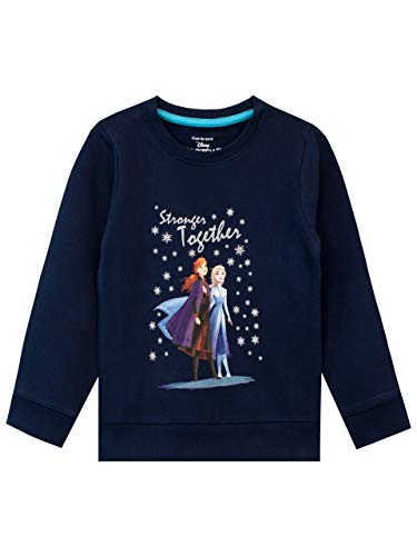 Disney Sudadera para niñas Frozen Azul...