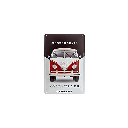 Nostalgic-Art Cartel de Chapa Retro VW...