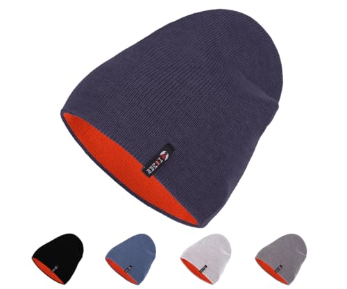 Solvera_Ltd Gorro para hombre, acero,...