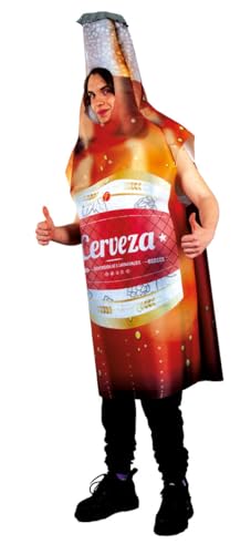 Fycar Disfraz de botellin de cerveza -...