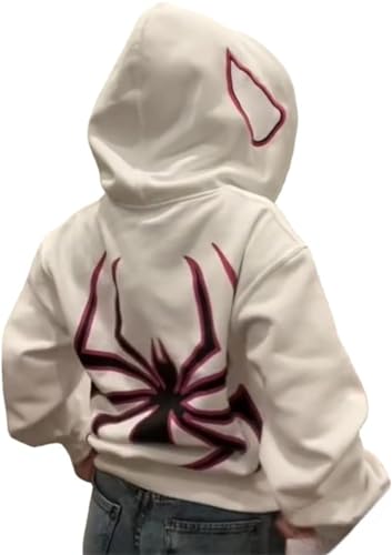 Silver Basic Sudadera Spider para...