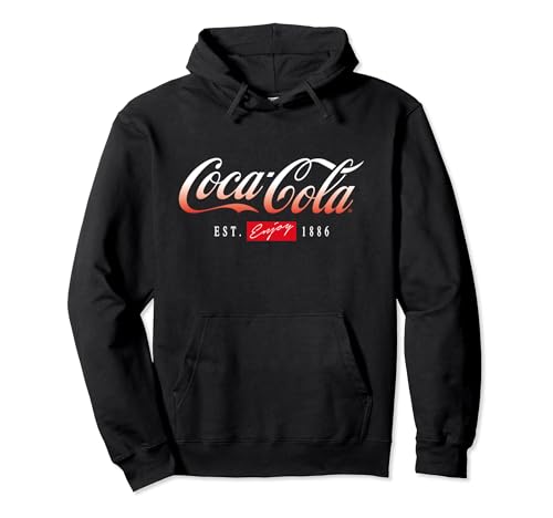 Logotipo degradado de Coca Cola Sudadera...