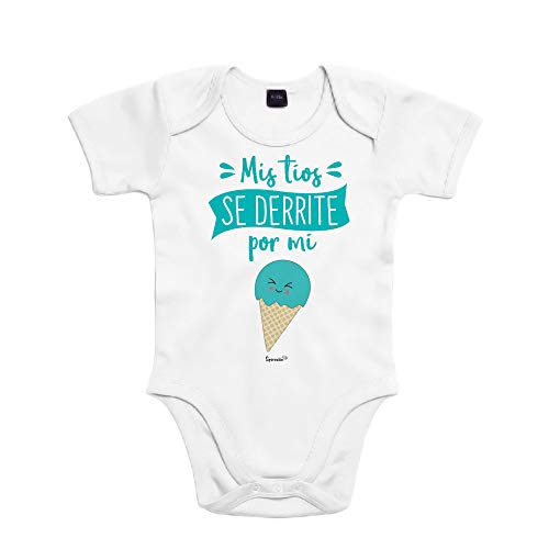 SUPERMOLON Body bebé algodón Mis tíos...