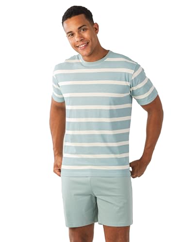 TRAMAS+ Pijama Hombre Verano 100%...