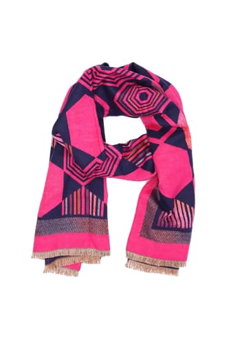 QUEEN HELENA Bufanda de invierno suave...