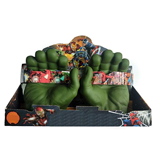 QCSTORE Vengadores Hulk Guantes de PVC...