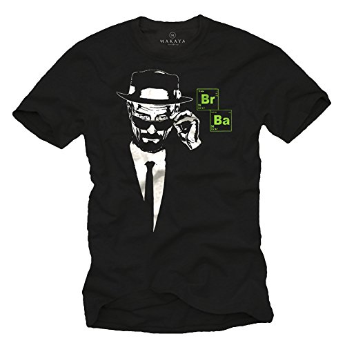 Camiseta Negra Hombre - BR Ba - Breaking...