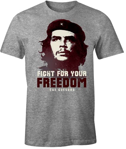 Che Guevara MECHEGDTS017 Camiseta, Gris...