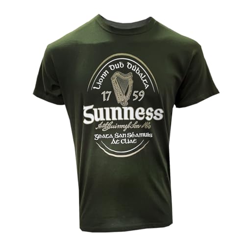 Guinness Camiseta verde botella con...