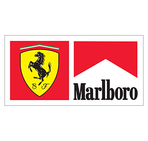 Pegatina Patrocinador Ferrari Marlboro