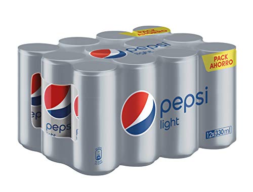 Pepsi Light 330ml - Refresco de Cola sin...
