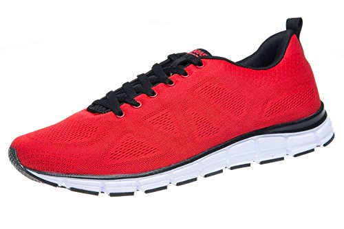 Boras Zapatillas de talla grande rojo...