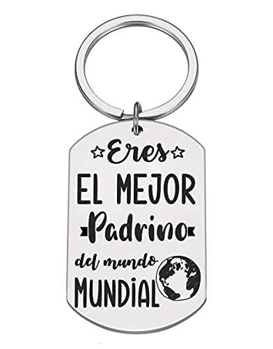 Llavero Acero Eres El Mejor Padrino Del...