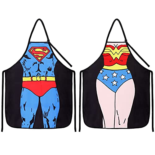 Wisolt 2 Piezas Delantales Divertidos...