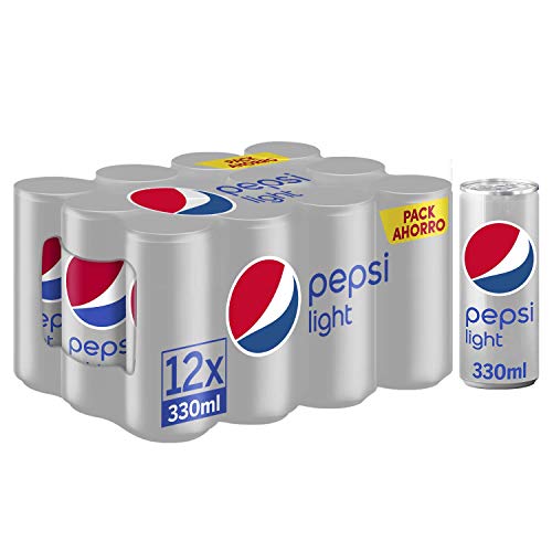 Pepsi Light 330ml - Refresco de Cola Sin...