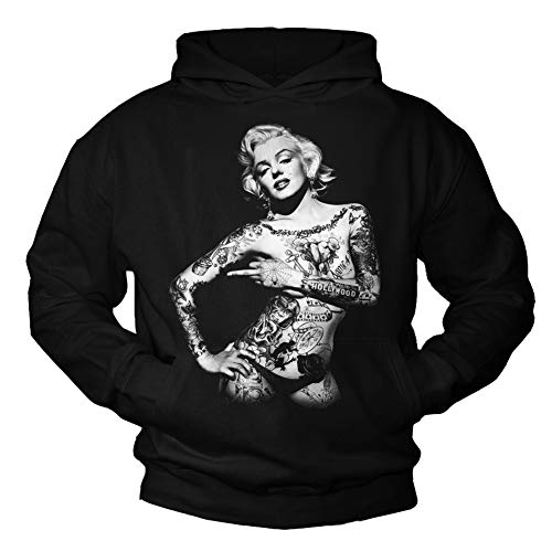 MAKAYA Sudadera Marilyn Tatuada -...