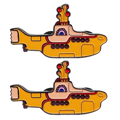 2 broches de aleación de submarinos,...