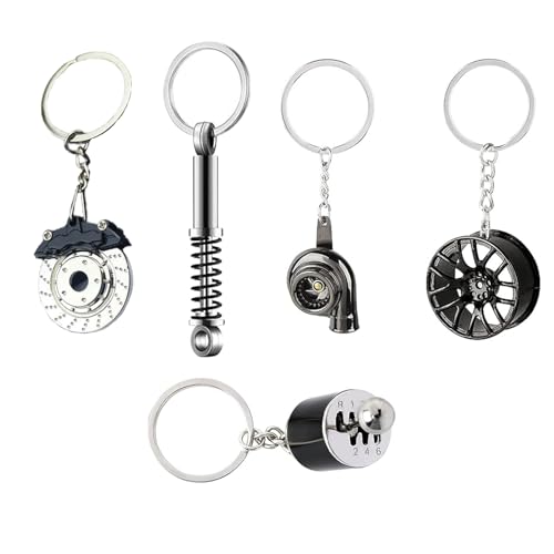 5 Piezas Llavero de Piezas de Coche,...