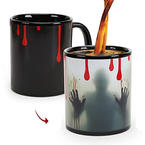 Taza de Halloween, taza mágica Zombie...