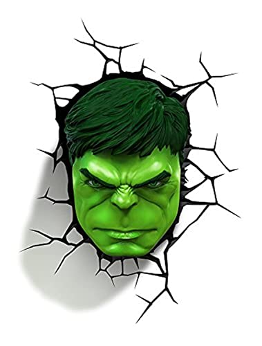 3DLightFX Marvel Hulk 3D Deco - Lámpara...