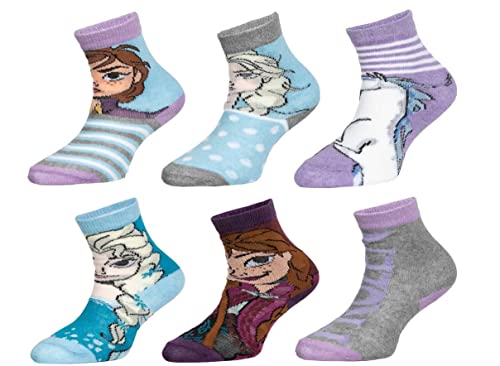 6 pares de calcetines de Frozen para...