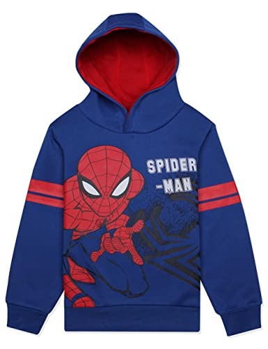 Spiderman Niños Sudadera (Azul,6 años)