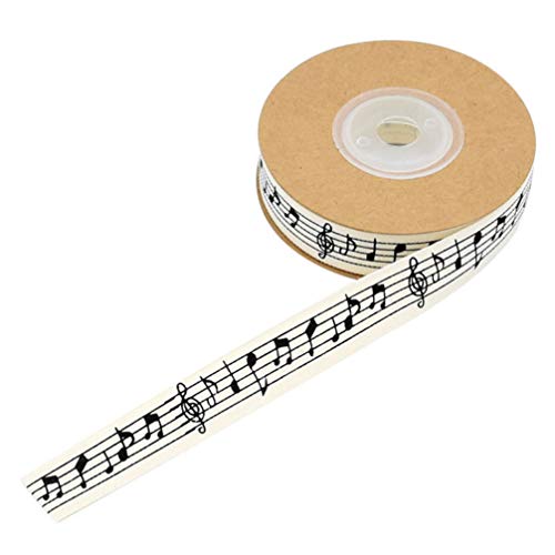 Exceart Cinta de algodón con notas...