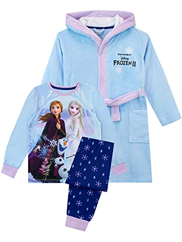 Disney Pijamas para Niñas Frozen Azul...