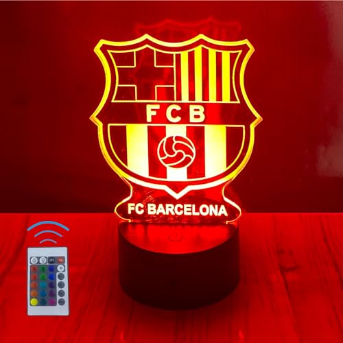 Riscko Lampara 3D Futbol Juguete de luz...