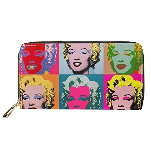 NYLY Cartera de cuero de la PU de la...