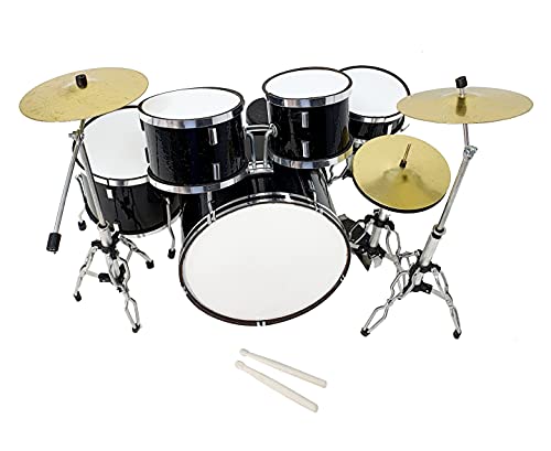 MINIATURA BATERÍA ACUSTICA NEGRA...