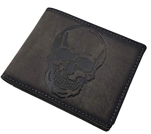 Cuero de búfalo Cartera con...