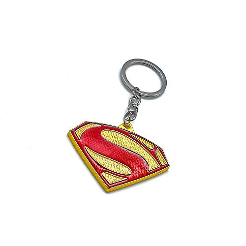 Llavero con emblema de Superman en S y...