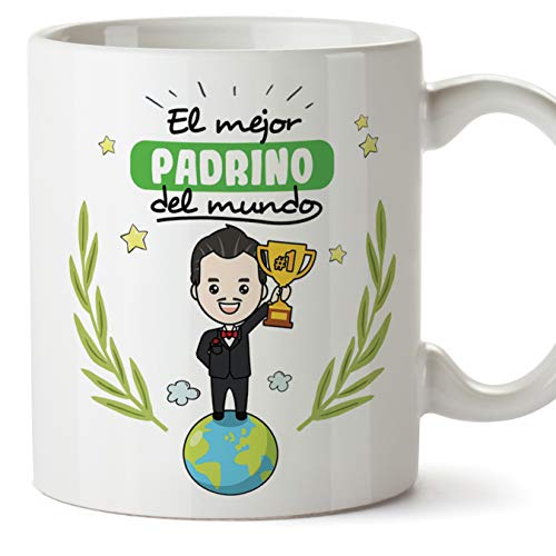 MUGFFINS Taza Padrino - El Mejor Padrino...