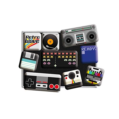 Nostalgic-Art Juego de Imanes Retro Wave...