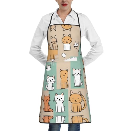 XZDCAL Furry Friends - Delantal...