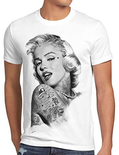 style3 Marilyn Tattoo Camiseta para...