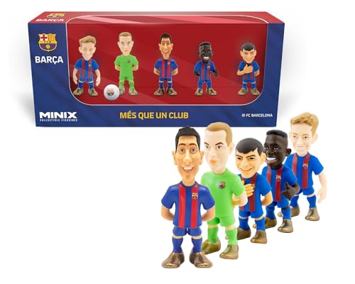 Minix - FC Barcelona - Pack de 5 figuras...