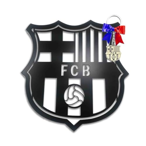 Xapika Designs Escudo en metal Fútbol...