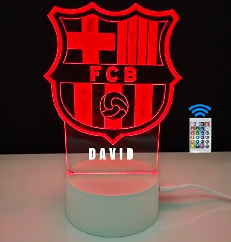 famvacor Lámpara Personalizada Futbol...