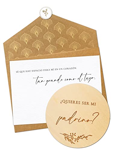 Joli Coon Tarjeta de madera Quieres ser...