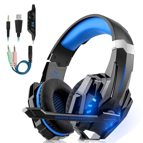 Laspi Auriculares Gaming PS4,Cascos...