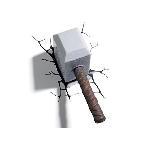 Lámpara Mesita Noche Tor Martillo 3D...