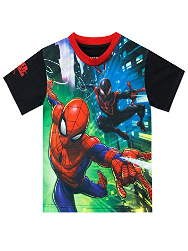 Marvel Camiseta de Manga Corta para...