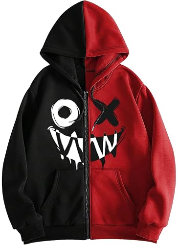 PANOZON Hombres Zip Up Sudaderas con...